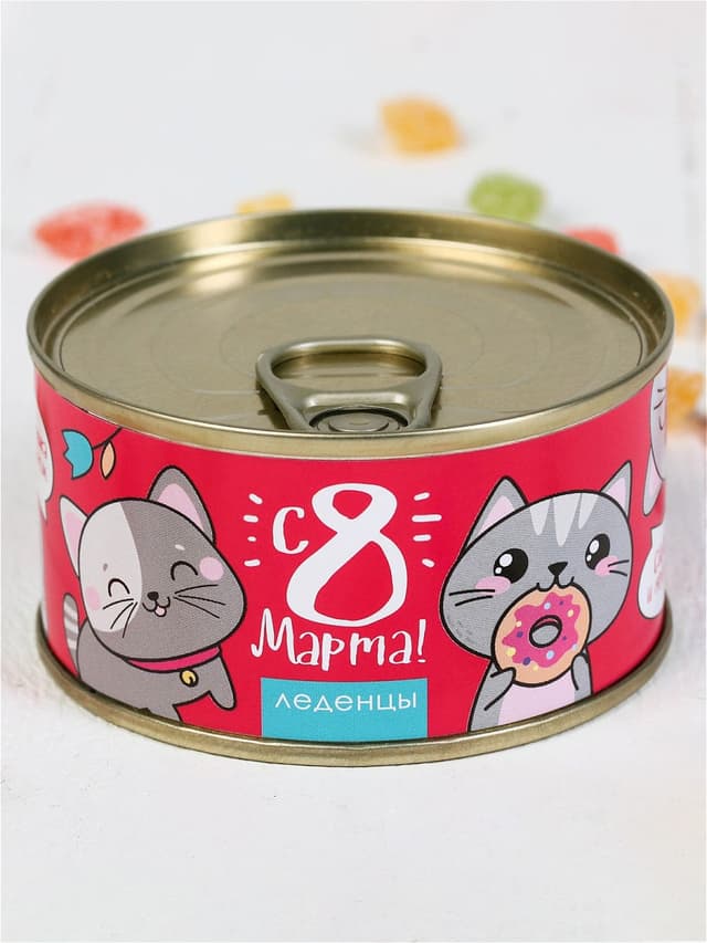 Леденцы «8 Марта», в консервной банке, 90 г Леденцы «8 Марта», в консервной банке, 90 г