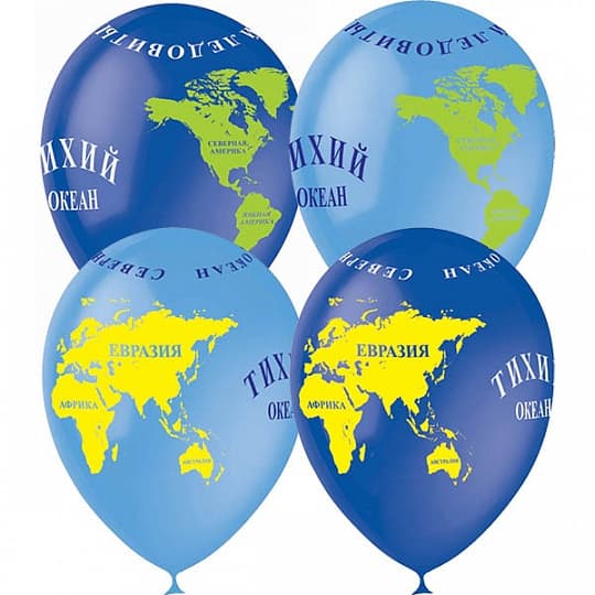 M 12"/30см (шелк) 5 ст. рис Глобус