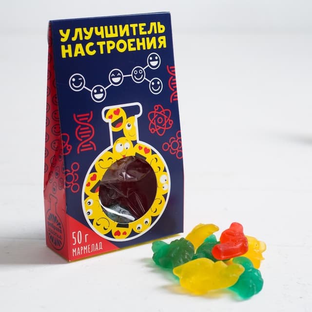 Мармелад «Улучшитель настроения»: 50 г. Мармелад «Улучшитель настроения»: 50 г.