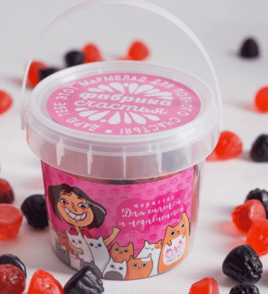 Мармелад в ведерке «Для сильной и независимой», 300 г Мармелад в ведерке «Для сильной и независимой», 300 г