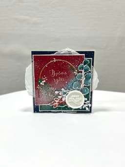 Мини открытка крафт (ручная работа) 10 Менделеева