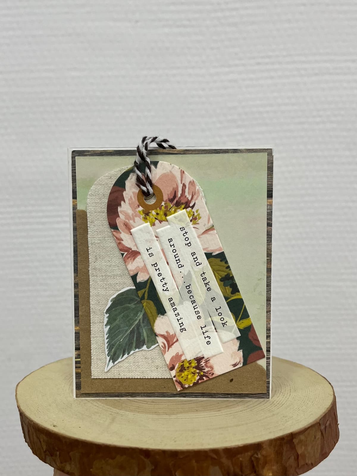 Мини открытка крафт (ручная работа) 25 Проспект