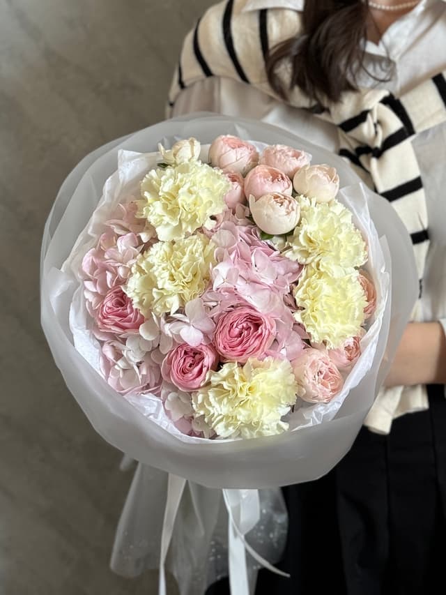 Нежный букет "Сладкая вата" Нежный букет "Сладкая вата"