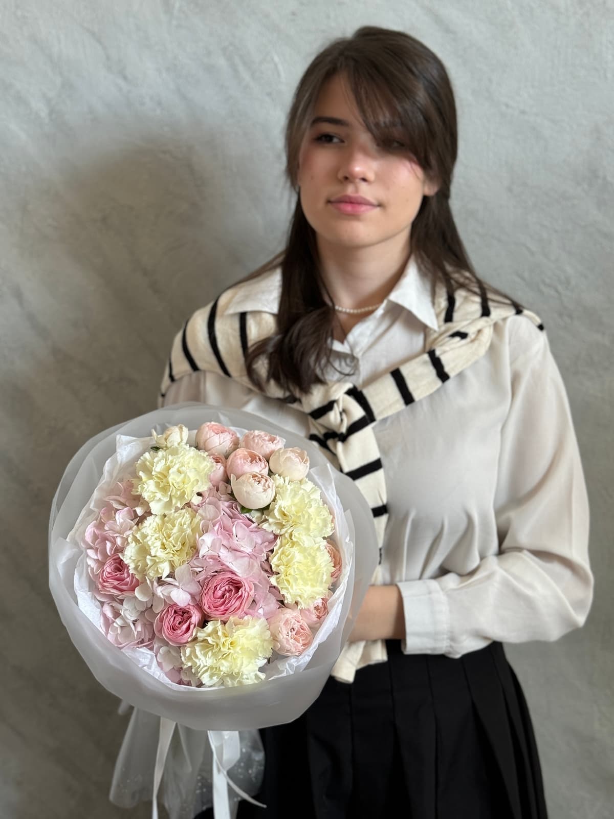 Нежный букет "Сладкая вата"