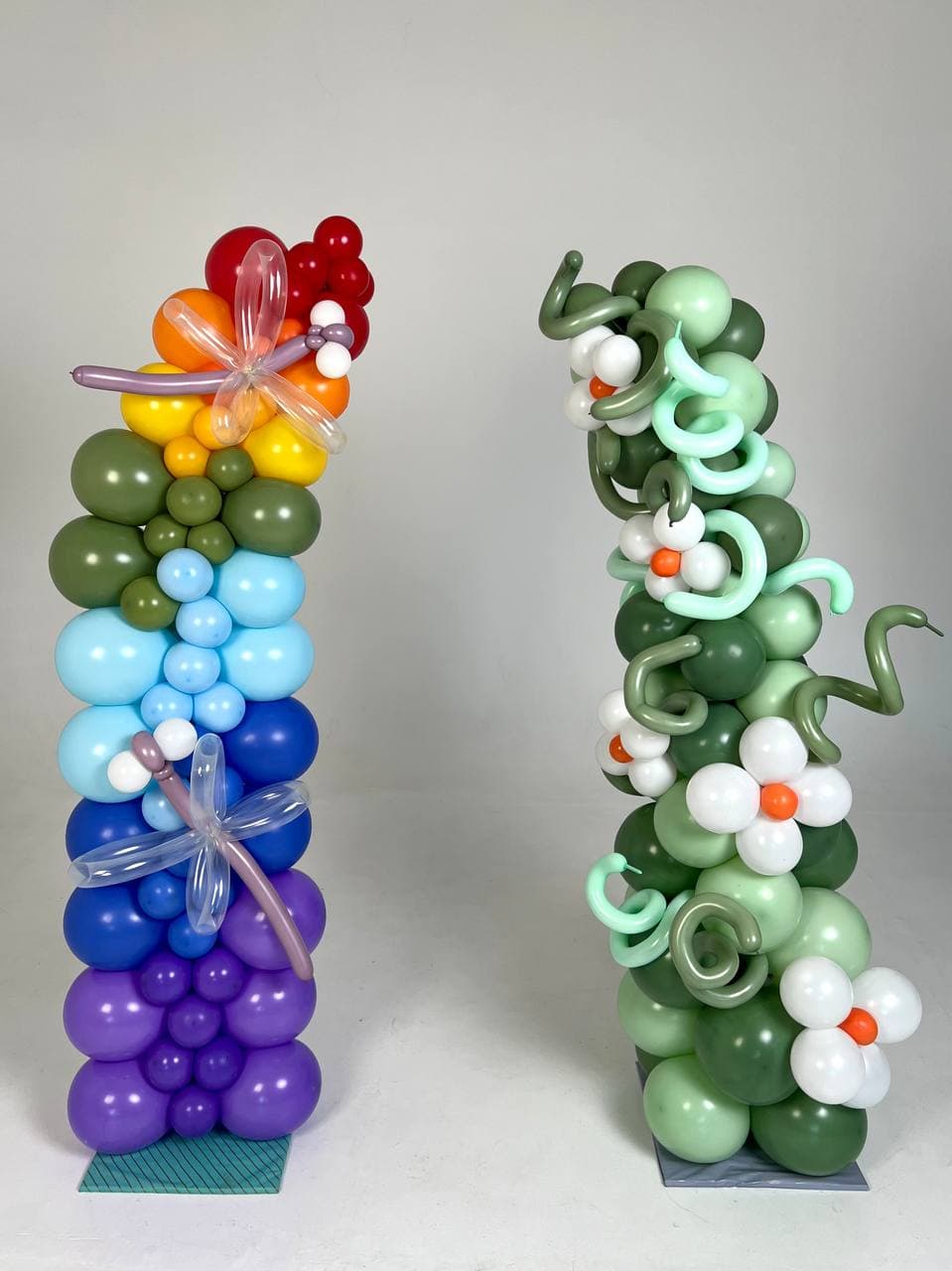 Оформление из шаров «Радуга и Полянка»