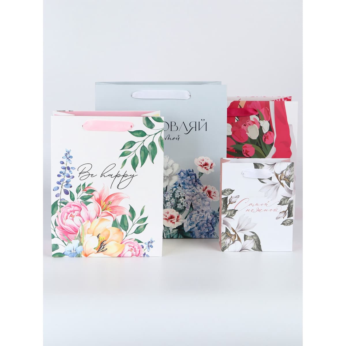 Пакет подарочный ламинированный, двухсторонний, упаковка, «Женщины с Венеры» ,18 × 23 × 10 см