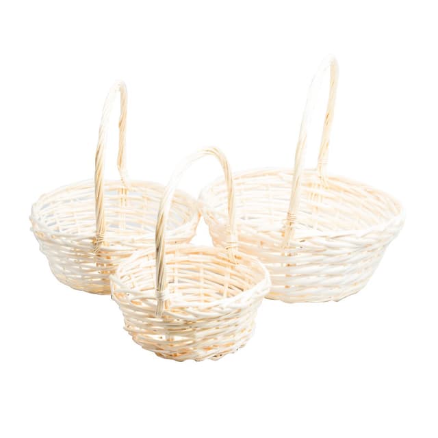 Плетеная корзина с ручкой Ива, натуральная 21*21*27 см Плетеная корзина с ручкой Ива, натуральная 21*21*27 см