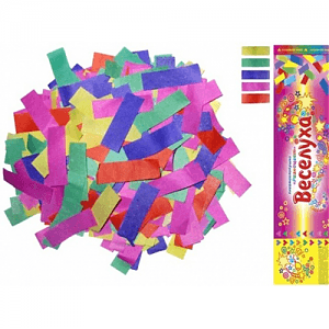 Пневмохлопушка Разноцвет/30см/Веселуха