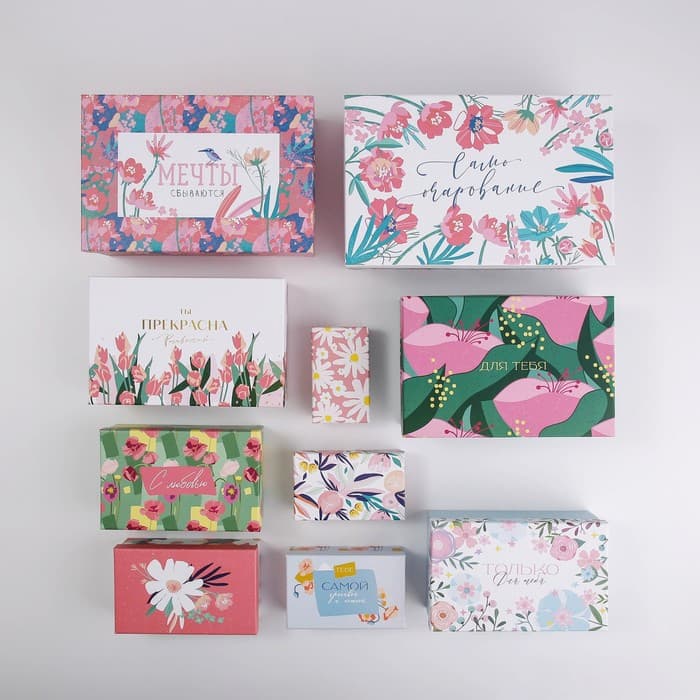 Подарочная коробка «FLOWER», 32.5 x 20 x 12.5 см