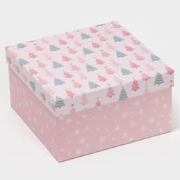 Подарочная коробка "Happy New year 2" 18 х 18 х 10 см