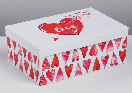 Подарочная коробка "Любовь повсюду", 26 х 17 х 10 см Подарочная коробка "Любовь повсюду", 26 х 17 х 10 см