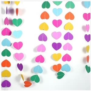 Подвеска Сердце,ассорти,220см