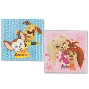 Салфетка Барбоскины 33см/12шт/ Салфетка Барбоскины 33см/12шт/