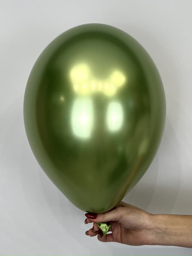 Шар (12"/30см) Хром,Лайм Шар (12"/30см) Хром,Лайм