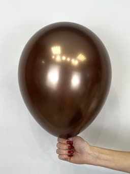 Шар (12"/30см) Хром,трюфель