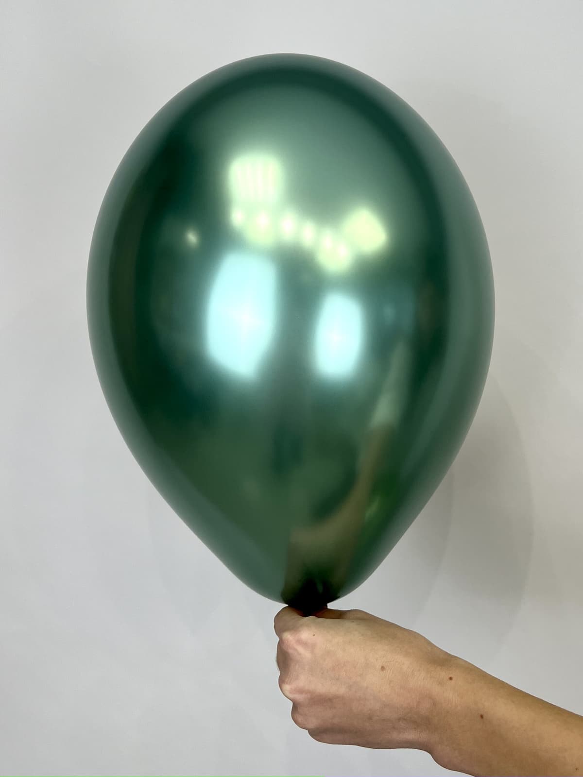Шар (12"/30см) Хром,зеленый
