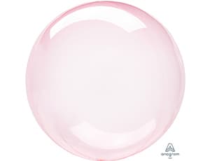 Шар (18"/45 см) Сфера 3D Deco Bubble/баблс темно розовый