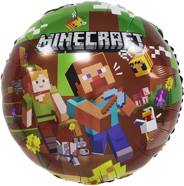 Шар (18''/46 см) Круг, Пиксельные человечки, Дизайн №2 Шар (18''/46 см) Круг, Пиксельные человечки, Дизайн №2