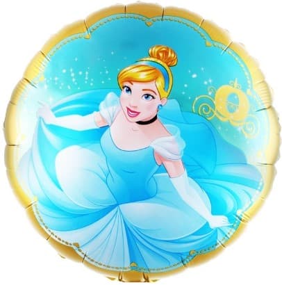 Шар (18''/46 см) Круг, Золушка