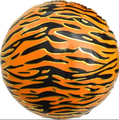 Шар (18"/46см) Круг, Анималистика, Тигр Шар (18"/46см) Круг, Анималистика, Тигр