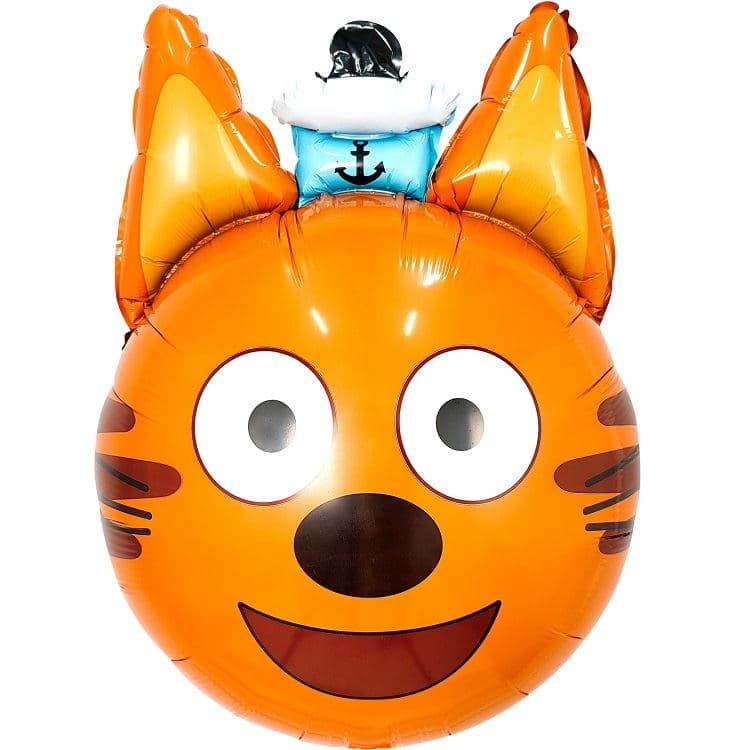 Шар (19"/48см) Голова, Три кота, Коржик