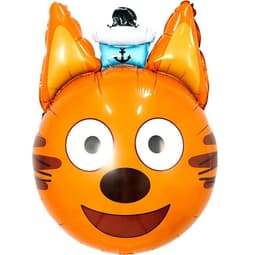 Шар (19"/48см) Голова, Три кота, Коржик
