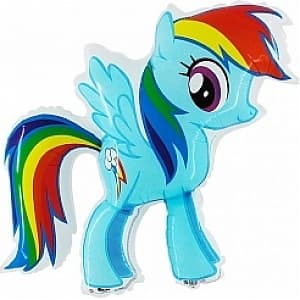 Шар (32"/81см) Фигура,Милая пони Радуга Шар (32"/81см) Фигура,Милая пони Радуга