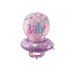 Шар (32"/81см) Фигура,Соска для девочки Шар (32"/81см) Фигура,Соска для девочки