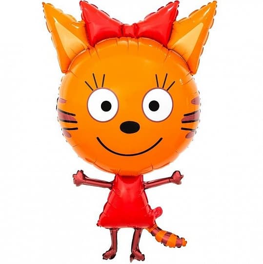 Шар (34"/86см) Три кота,Карамелька