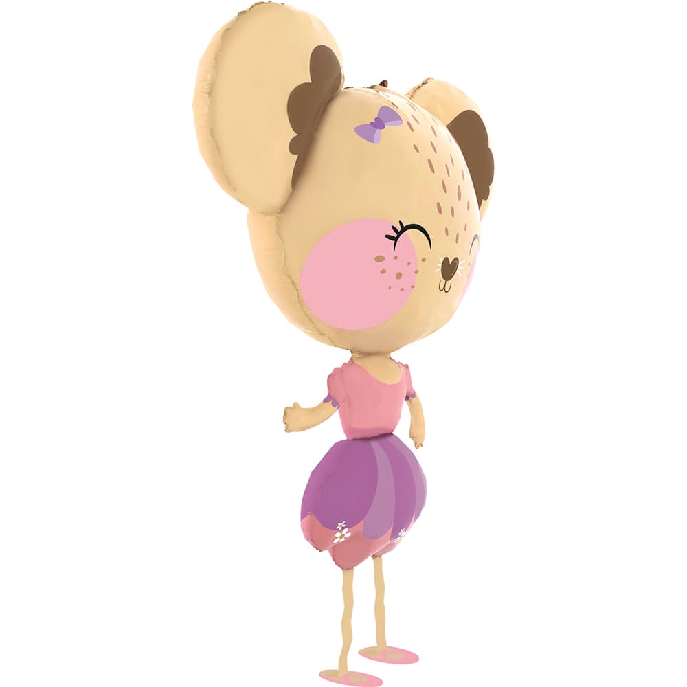 Шар (36''/91 см) Ходячая Фигура, Мышка Балерина, 1 шт. в уп.