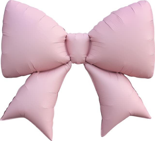 Шар (39''/99 см) Фигура, Бант, Розовый, Сатин Шар (39''/99 см) Фигура, Бант, Розовый, Сатин