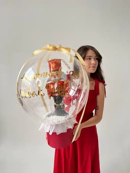 Шар баблс в шляпной коробке «Волшебный шар»