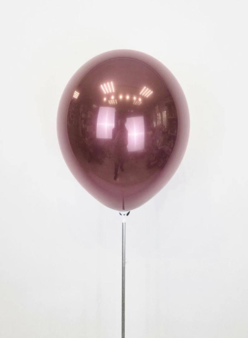 Шар даблстафф (шар в шаре) бордовый кристалл + черный пастель 30 см