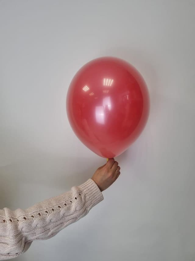 Шар даблстафф (шар в шаре) красный кристалл + красный пастель 30 см Шар даблстафф (шар в шаре) красный кристалл + красный пастель 30 см