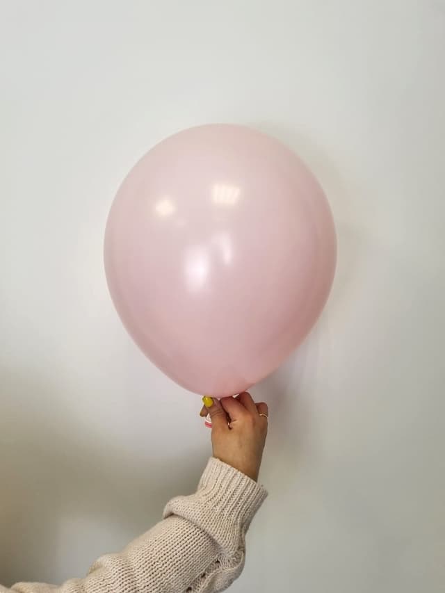 Шар даблстафф (шар в шаре) розовый + белый пастель 30 см Шар даблстафф (шар в шаре) розовый + белый пастель 30 см