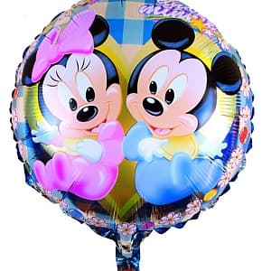 Шар фольга Микки Минни Маус малыши с гелием 45см
