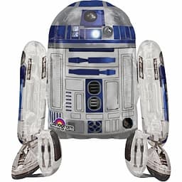 Шар фольга Звездные войны R2D2 с гелием 60 см