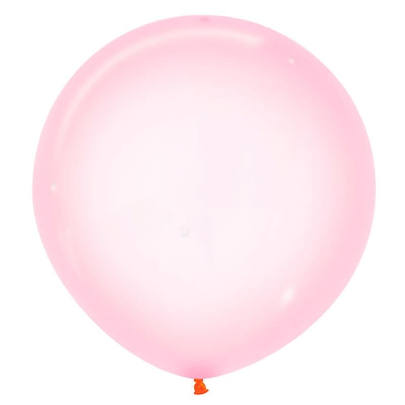 Шар кристалл пастель розовый 24"/ 60 см