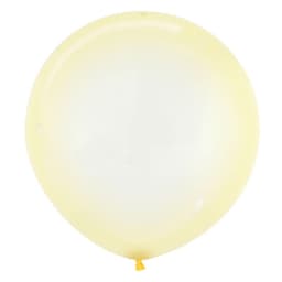 Шар кристалл пастель желтый 24"/ 60 см