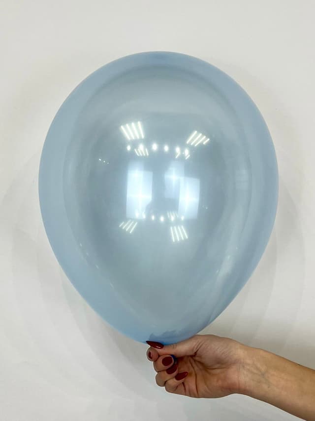 Шар кристалл прозрачный синий / 30 см Шар кристалл прозрачный синий / 30 см