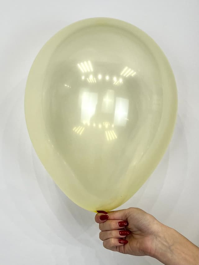 Шар кристалл прозрачный желтый / 30 см Шар кристалл прозрачный желтый / 30 см