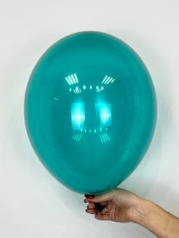 Шар кристалл Тиффани (бирюзовый) / teal 30 см (для даблстафф)