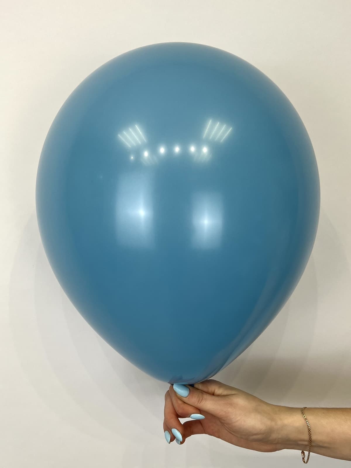 Шар пастель лазурный синий 12"/30 см