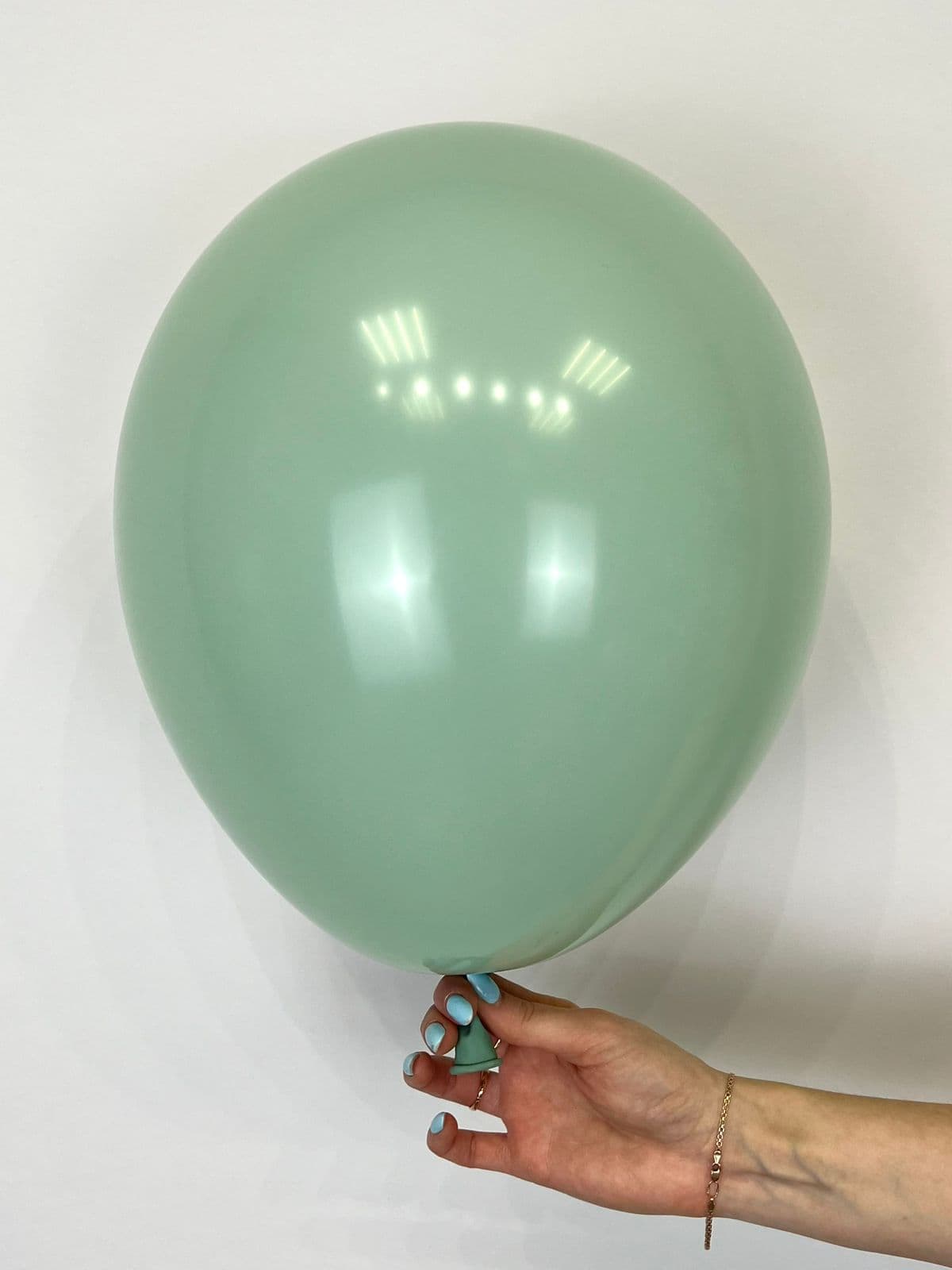 Шар пастель серо-зеленый 30 см