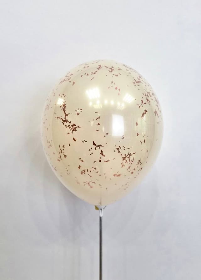 Шар стеклянный (шар в шаре) белый песок с конфетти блестки розовое золото 30 см Шар стеклянный (шар в шаре) белый песок с конфетти блестки розовое золото 30 см