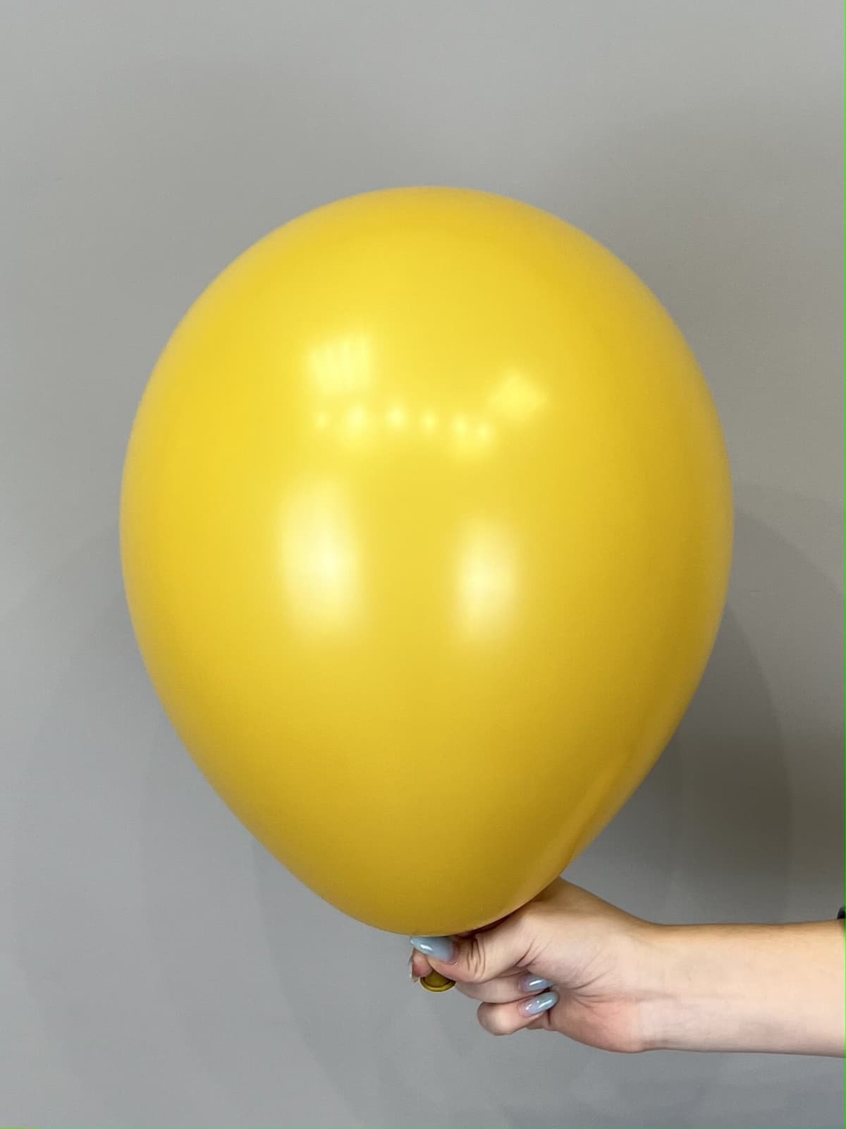 Шары пастель горчичный 30 см