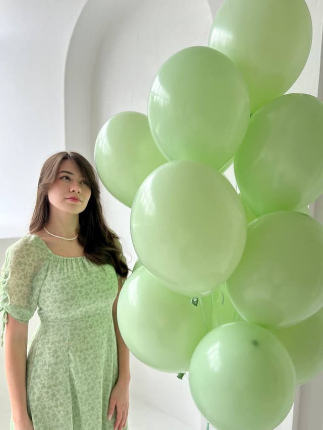 Шары пастель киви грин 30 см Шары пастель киви грин 30 см