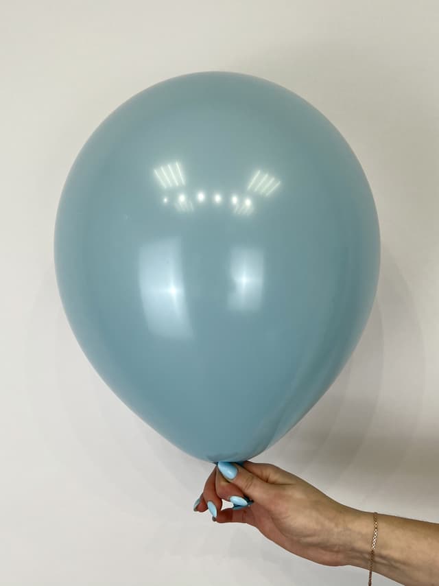 Шары пастель пыльно-голубой 30 см Шары пастель пыльно-голубой 30 см