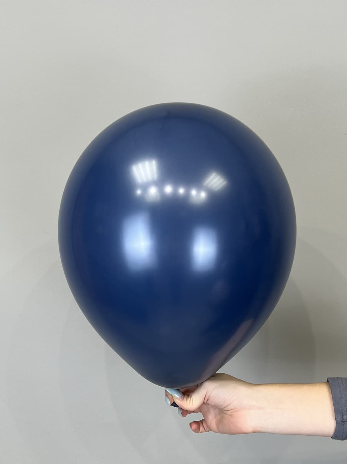 Шары пастель темно-синий 30 см