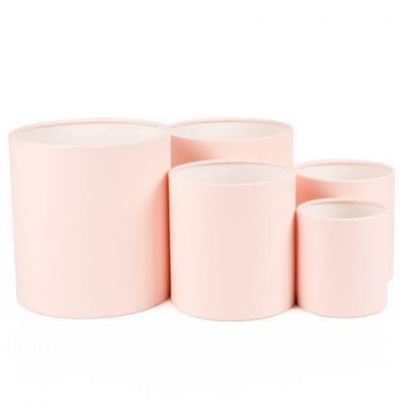 Шляпная коробка L (18 х 18 см) большая, розовая Шляпная коробка L (18 х 18 см) большая, розовая